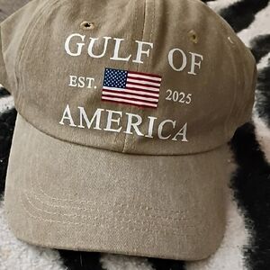 Gulf of America Tan Cap Nwt
